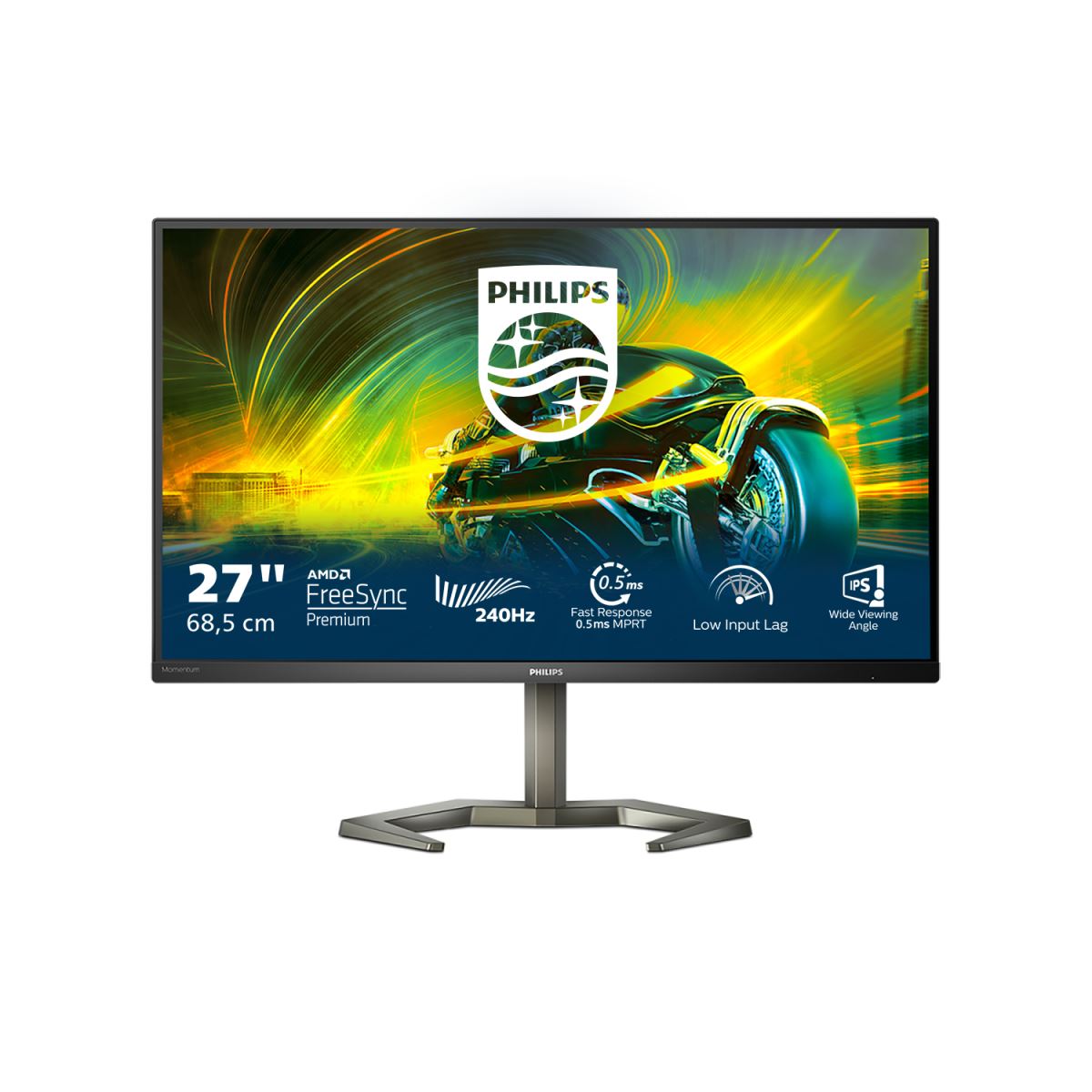 Philips Momentum 27M1N5200PA/00 LED display 68.6 cm (27") 1920 x 1080 pixels Full HD Black Monitor