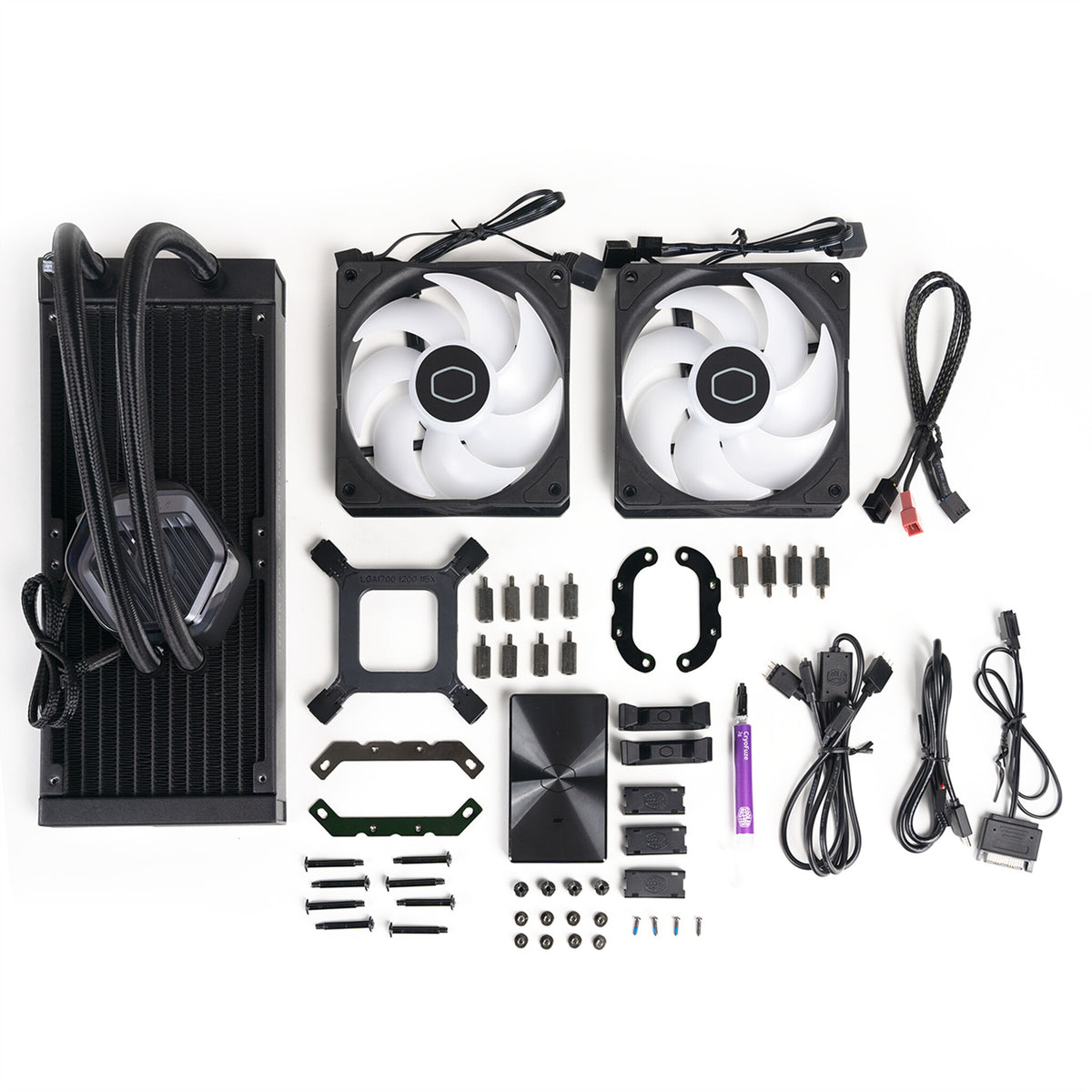Cooler Master MasterLiquid 240 ATMOS - Liquid CPU Cooler in Black - 240mm