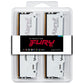 Kingston Technology FURY Beast White RGB XMP - 128 GB 4 x 32 GB 5600MT/s DDR5 memory module