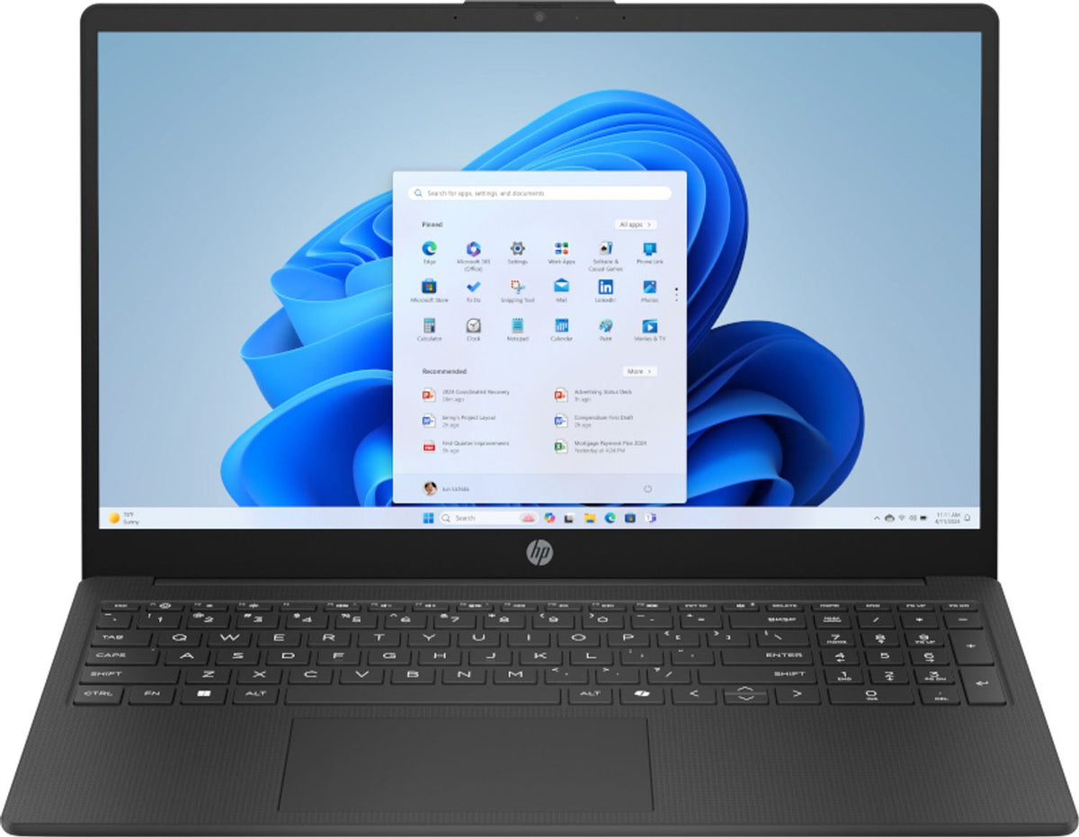 HP 15-fd1010nax Intel Core 5 120U Laptop 39.6 cm (15.6") HD 16 GB DDR4-SDRAM 512 GB SSD Wi-Fi 6 (802.11ax) Windows 11 Home Black