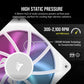 Corsair iCUE LINK RX120 RGB - Computer Case Fan in White - 120 mm (Pack of 3)