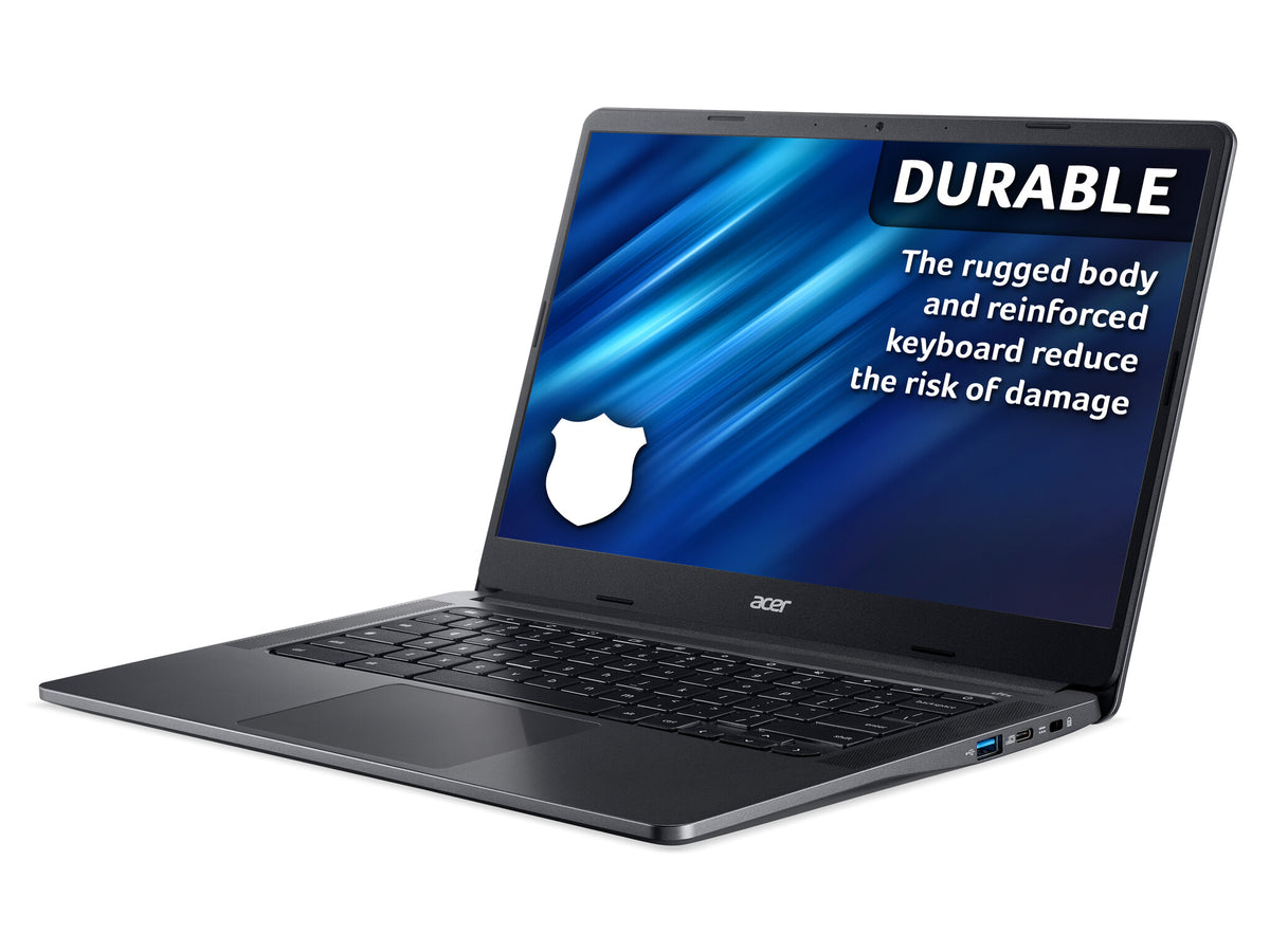 Acer Chromebook C934 - 35.6 cm (14") - Intel® Pentium® Silver N6000 - 8 GB LPDDR4x-SDRAM - 128 GB eMMC - Wi-Fi 6 - ChromeOS - Grey