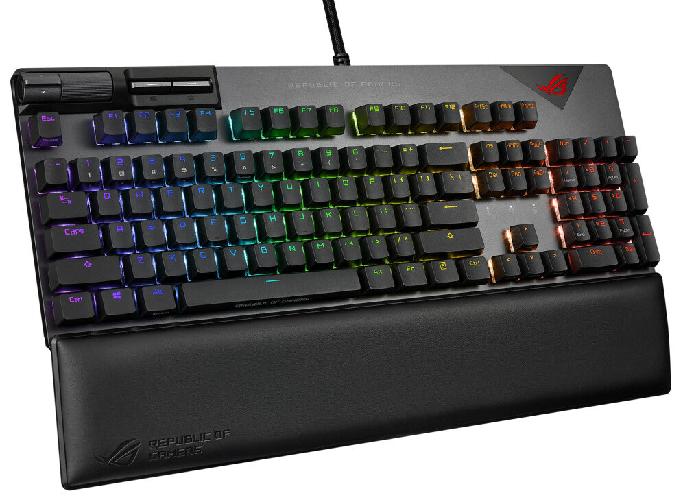 ASUS ROG Strix Flare II - USB Wired RGB Mechanical Keyboard in Black (QWERTZ German)