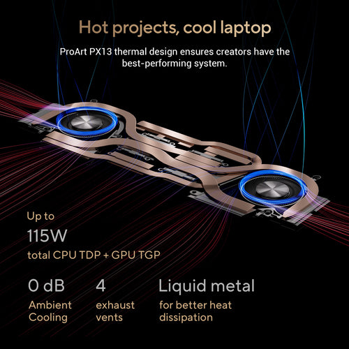 ASUS ProArt PX13 Hybrid (2-in-1) - 33.8 cm (13.3") - Touchscreen - AMD Ryzen AI 9 HX 370 - 32 GB LPDDR5x-SDRAM - 2 TB SSD - NVIDIA GeForce RTX 4070 - Wi-Fi 7 - Windows 11 Home - Black