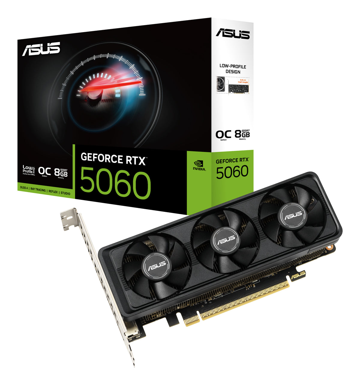 ASUS LowPofile OC - NVIDIA 8 GB GDDR7 GeForce RTX 5060 graphics card