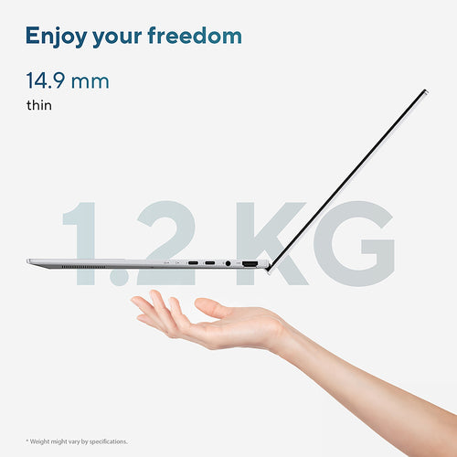 ASUS Zenbook 14 OLED Laptop - 35.6 cm (14&quot;) - Touchscreen - Intel Core Ultra 5 225H - 16 GB LPDDR5x-SDRAM - 512 GB SSD - Wi-Fi 7 - Windows 11 Home - Blue