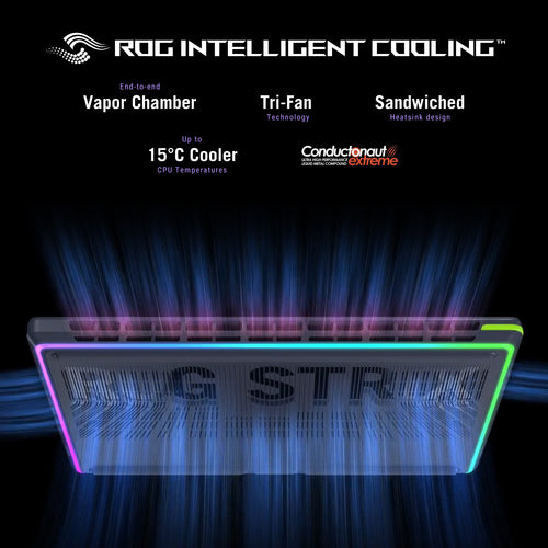 ASUS ROG Strix G18 Laptop - 45.7 cm (18") - Intel Core Ultra 9 275HX - 16 GB DDR5-SDRAM - 1 TB SSD - NVIDIA GeForce RTX 5070 - Wi-Fi 7 - Windows 11 Home - Eclipse Grey