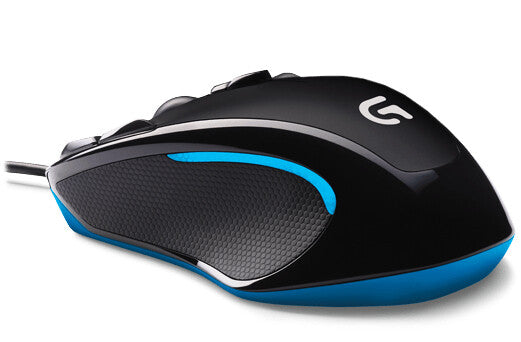 Logitech G - G300S Optical Gaming Mouse in Black / Blue - 2,500 DPI
