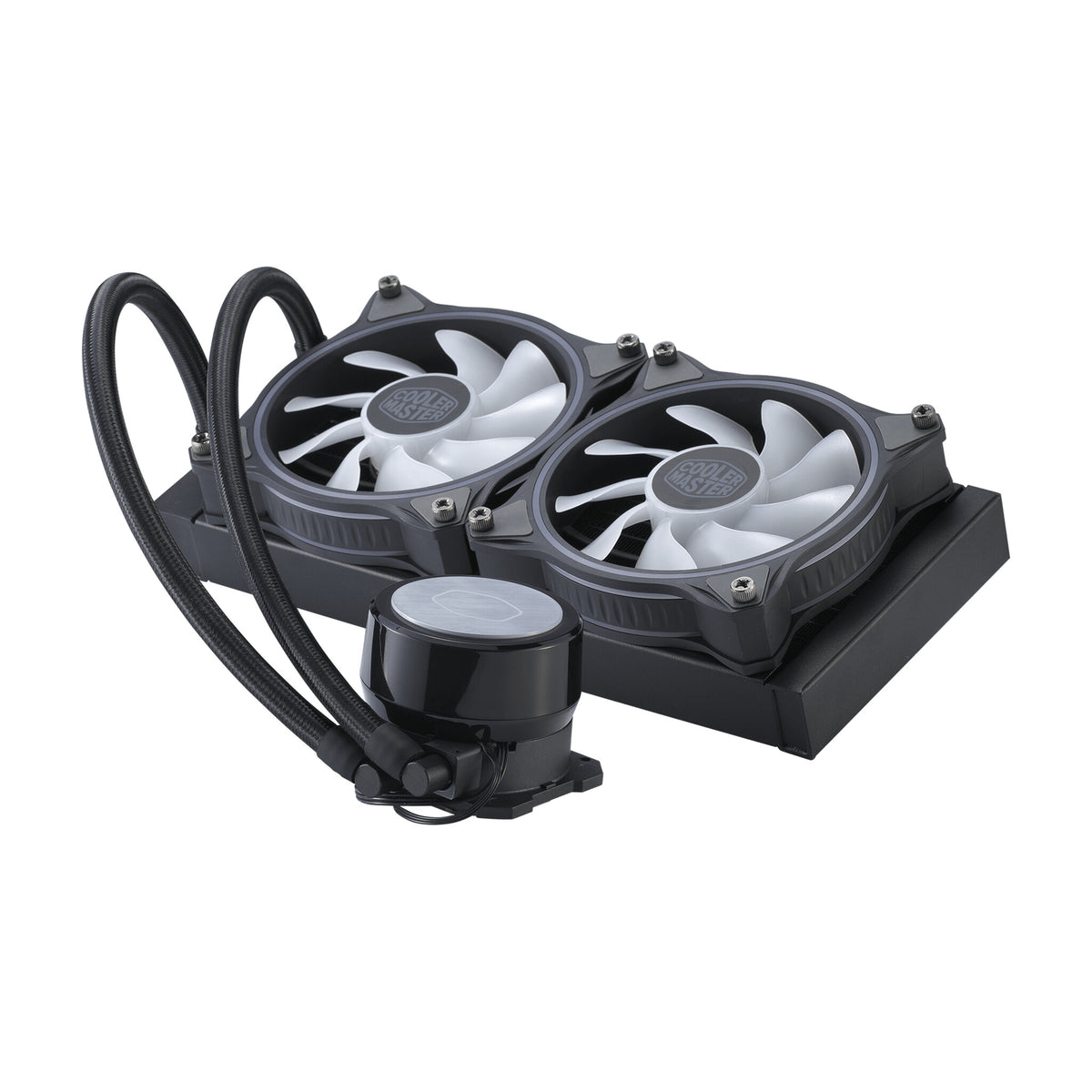 Cooler Master MasterLiquid ML240 Illusion - All-in-one Liquid CPU Cooler in Black