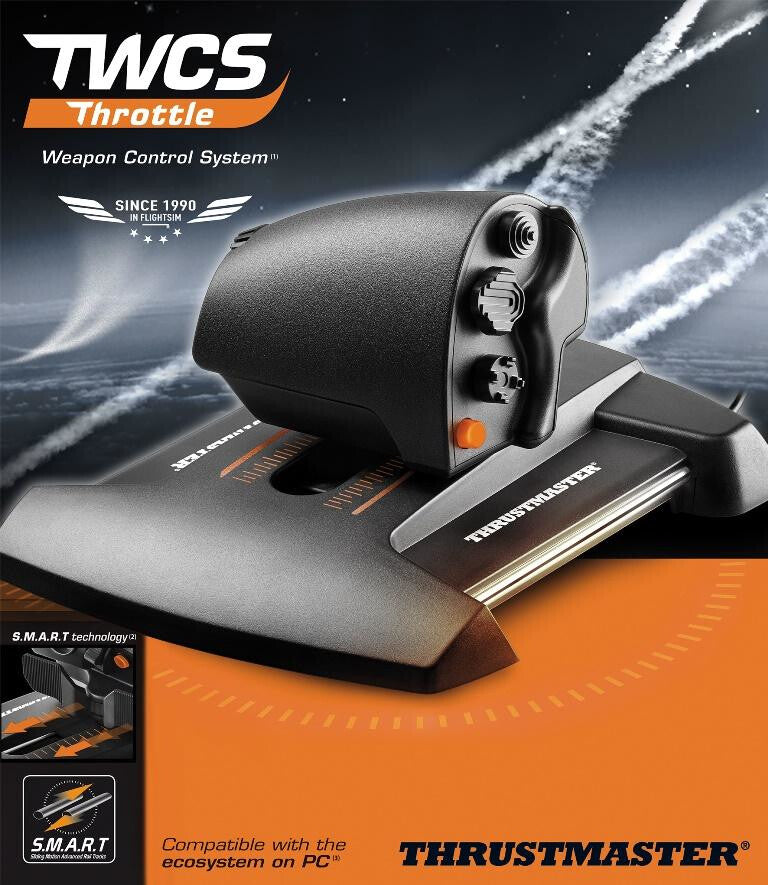 Thrustmaster TWCS - USB Wired Throttle Controller for PC / Mac