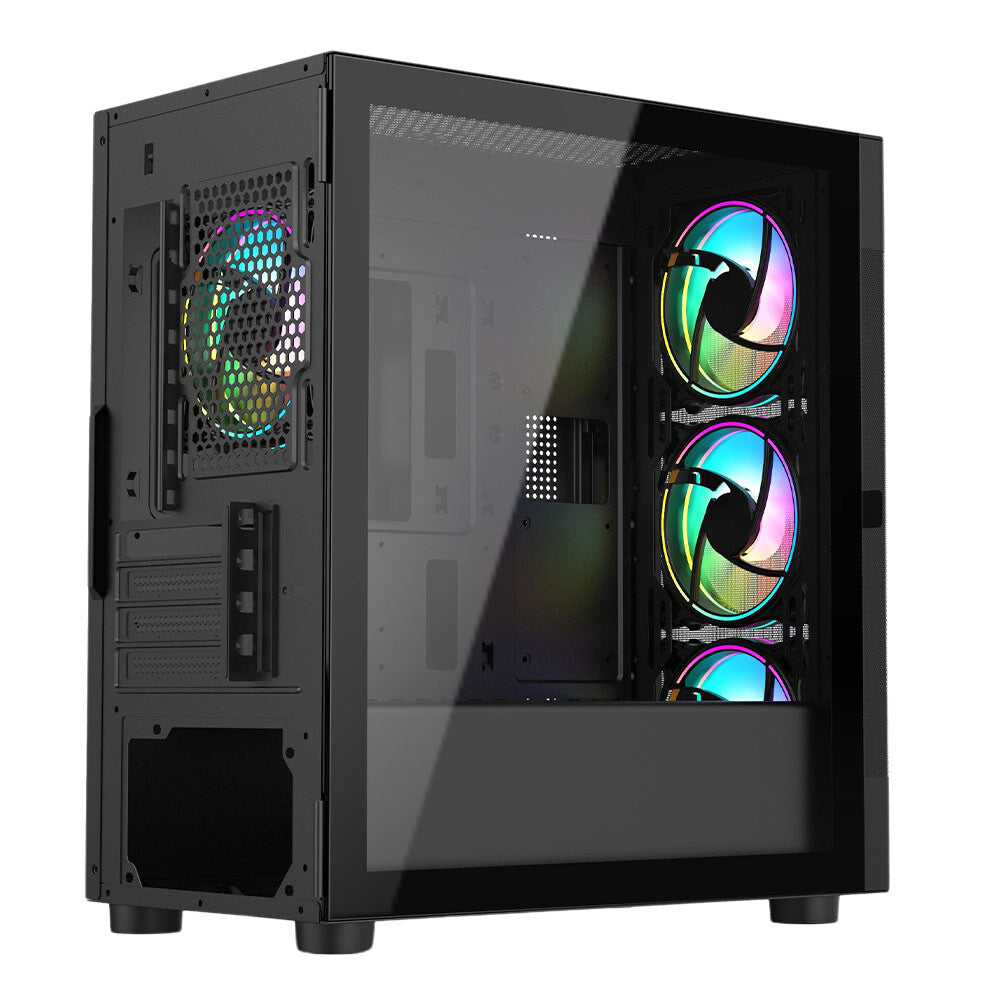 VIDA Zephyr - MicroATX Mid Tower Case in Black