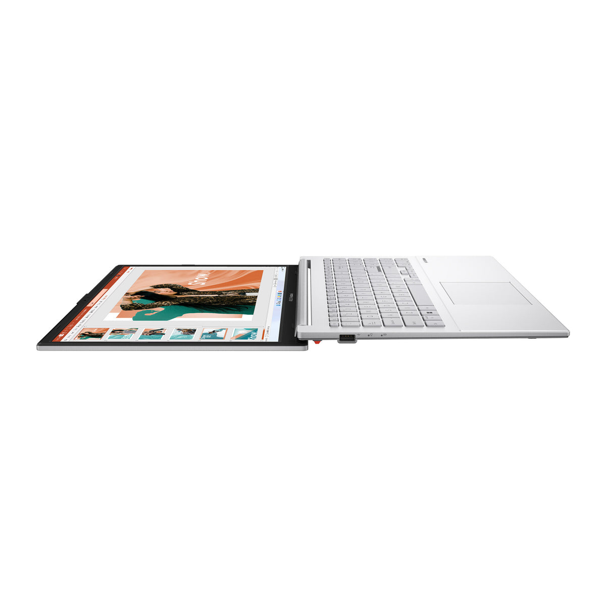 ASUS Vivobook Go 15 OLED Laptop - 39.6 cm (15.6") - AMD Ryzen™ 5 7520U - 8 GB LPDDR5-SDRAM - 256 GB SSD - Wi-Fi 6E - Windows 11 Home in S mode - Silver