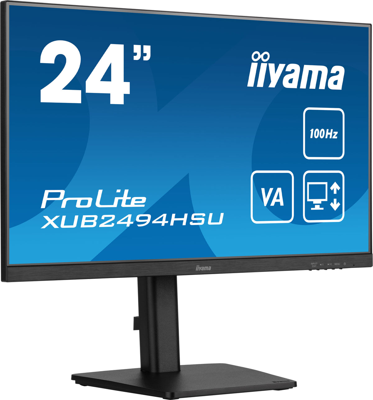 iiyama ProLite XUB2494HSU-B6 - 60.5 cm (23.8") - 1920 x 1080 pixels FHD LED Monitor