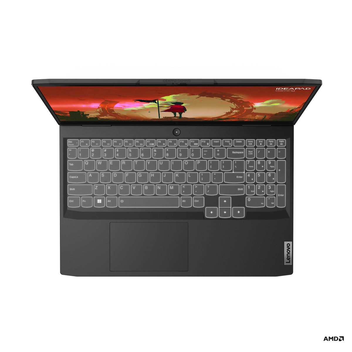 Lenovo IdeaPad Gaming 3 15ARH7 Laptop - 39.6 cm (15.6") - AMD Ryzen™ 5 6600H - 8 GB DDR5-SDRAM - 512 GB SSD - NVIDIA GeForce RTX 3050 - Wi-Fi 6 - Windows 11 Home - Grey