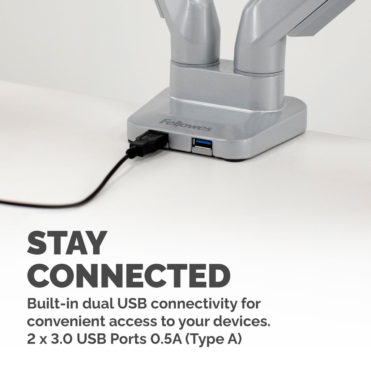 Fellowes Platinum Series 8056501 - Desk monitor mount for upto 81.3 cm (32")