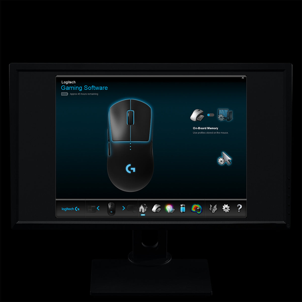Logitech G - G PRO RF Wireless Optical Gaming Mouse in Black  - 25,600 DPI