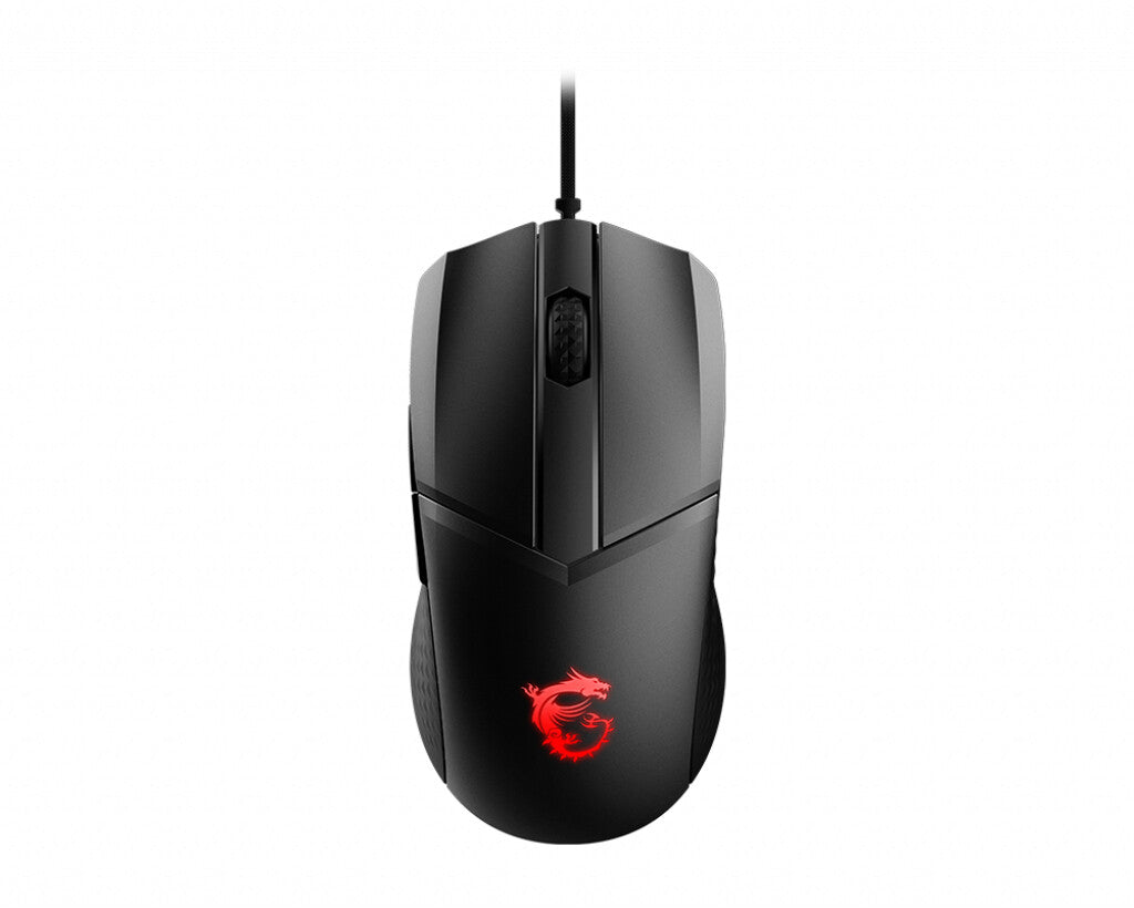 MSI CLUTCH GM41 LIGHTWEIGHT V2 - Wired USB-Type A Gaming Mouse in Black - 16,000 DPI
