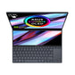 ASUS Zenbook Pro 14 Duo OLED Laptop - 36.8 cm (14.5") - Touchscreen - Intel® Core™ i7-13700H - 16 GB LPDDR5-SDRAM - 1 TB SSD - NVIDIA GeForce RTX 4050 - Wi-Fi 6E - Windows 11 Home - Black