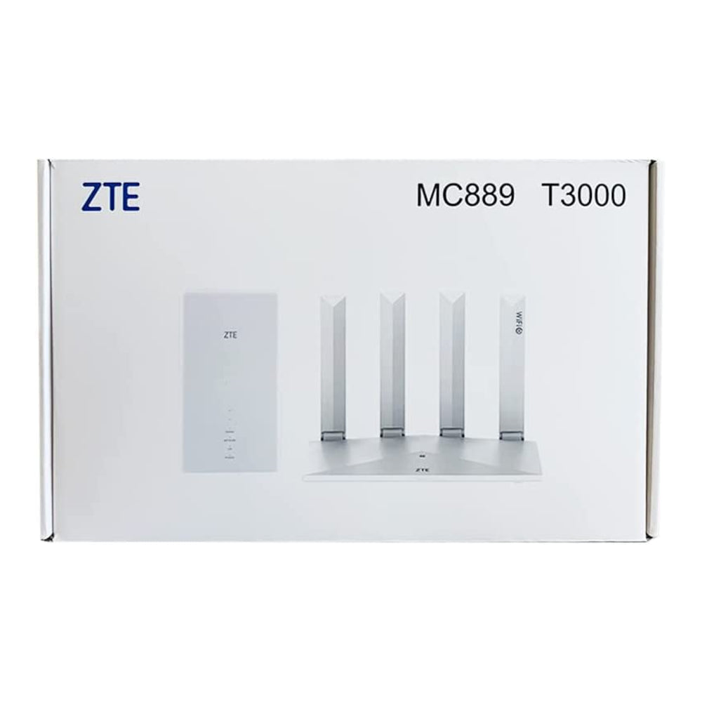 ZTE MC889 + T3000 - 5G Router + Antenna- White