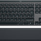 Logitech MX Keys S Combo -  RF Wireless + Bluetooth Mouse + Wireless QWERTZ German Keyboard