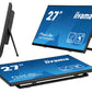 iiyama ProLite T2755QSC-B1 - 68.6 cm (27") - 2560 x 1440 pixels Full HD LCD Touchscreen Monitor