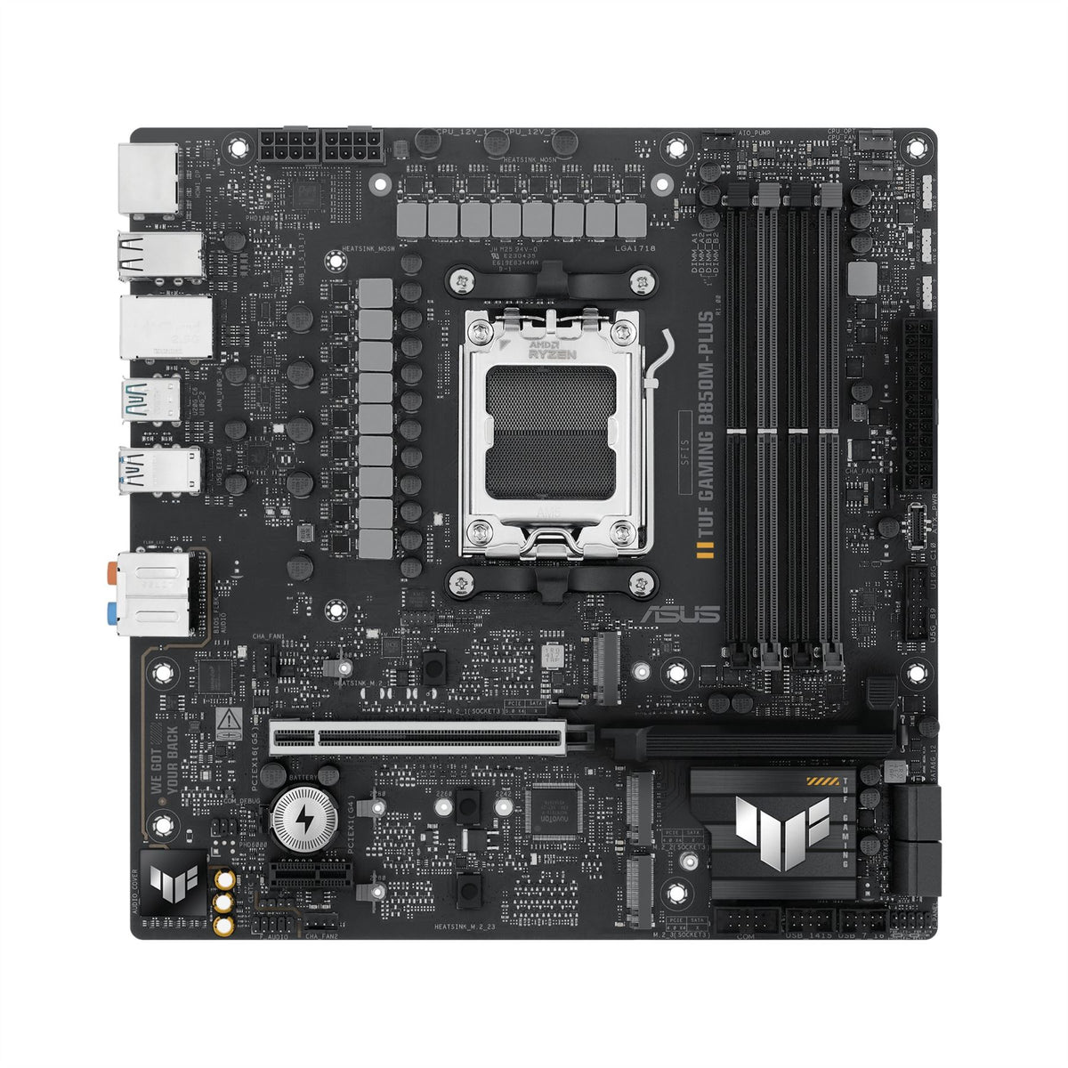 ASUS TUF GAMING B850M-PLUS micro ATX motherboard - AMD B850 Socket AM5