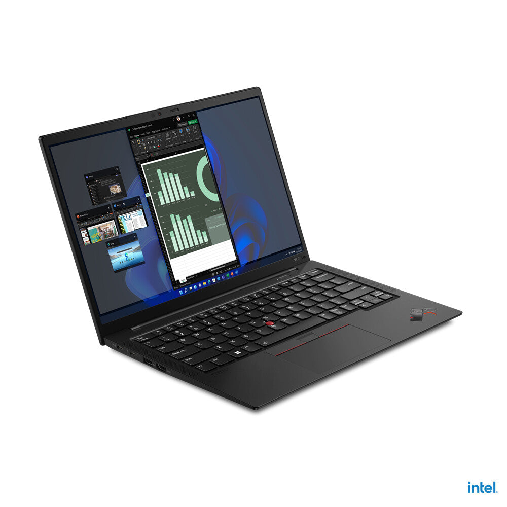 Lenovo ThinkPad X1 Carbon Gen 10 Laptop - 35.6 cm (14") - Intel® Core™ i7-1260P - 16 GB LPDDR5-SDRAM - 512 GB SSD - Wi-Fi 6E - Windows 11 Pro - Black