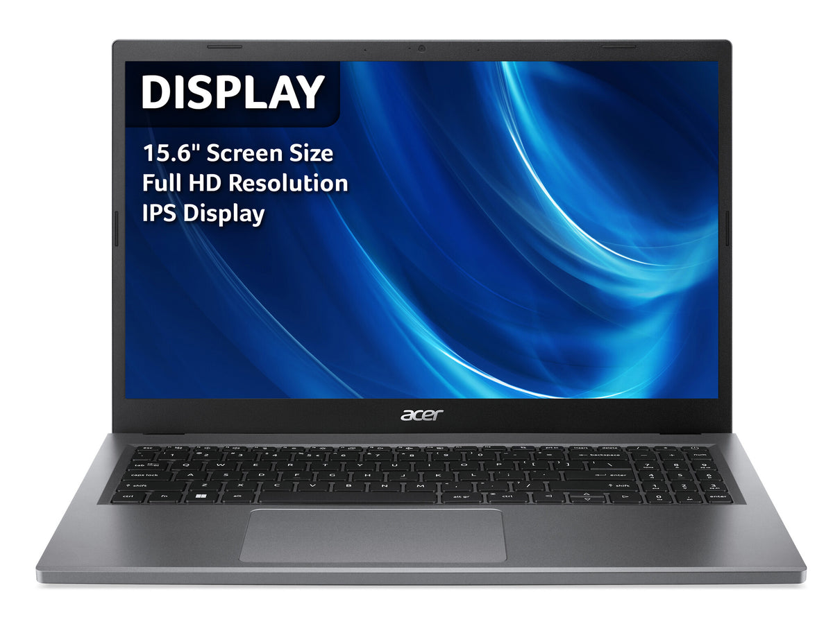 Acer Extensa 15 Laptop - 39.6 cm (15.6&quot;) - AMD Ryzen™ 3 7320U - 8 GB DDR5-SDRAM - 256 GB SSD - Wi-Fi 6 - Windows 11 Pro - Grey