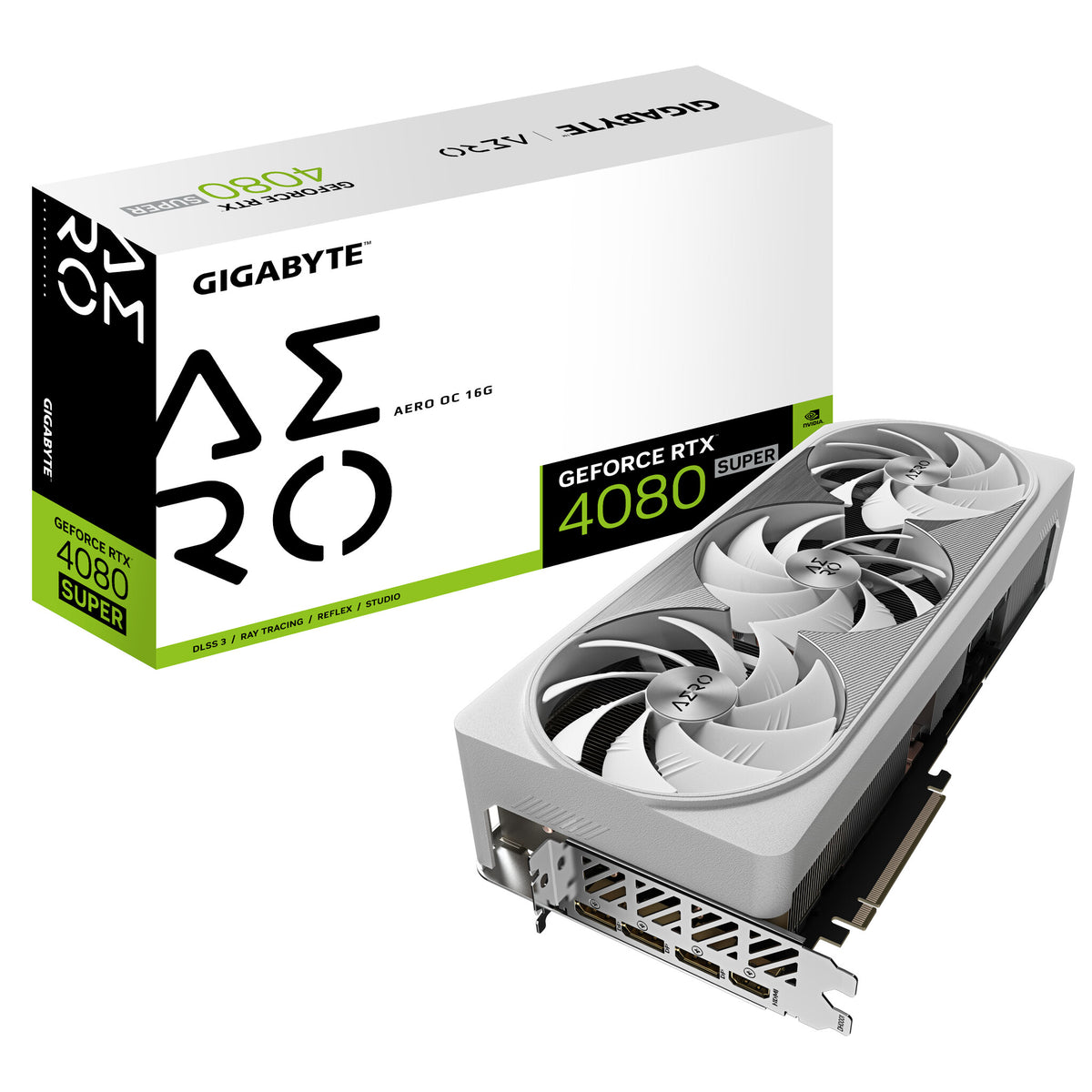 GIGABYTE AERO OC - NVIDIA 16 GB GDDR6X GeForce RTX 4080 SUPER graphics card