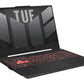 ASUS TUF Gaming A15 Laptop - 39.6 cm (15.6") - AMD Ryzen™ 5 7535HS - 8 GB DDR5-SDRAM - 512 GB SSD - NVIDIA GeForce RTX 4050 - Wi-Fi 6 - Windows 11 Home - Black / Grey
