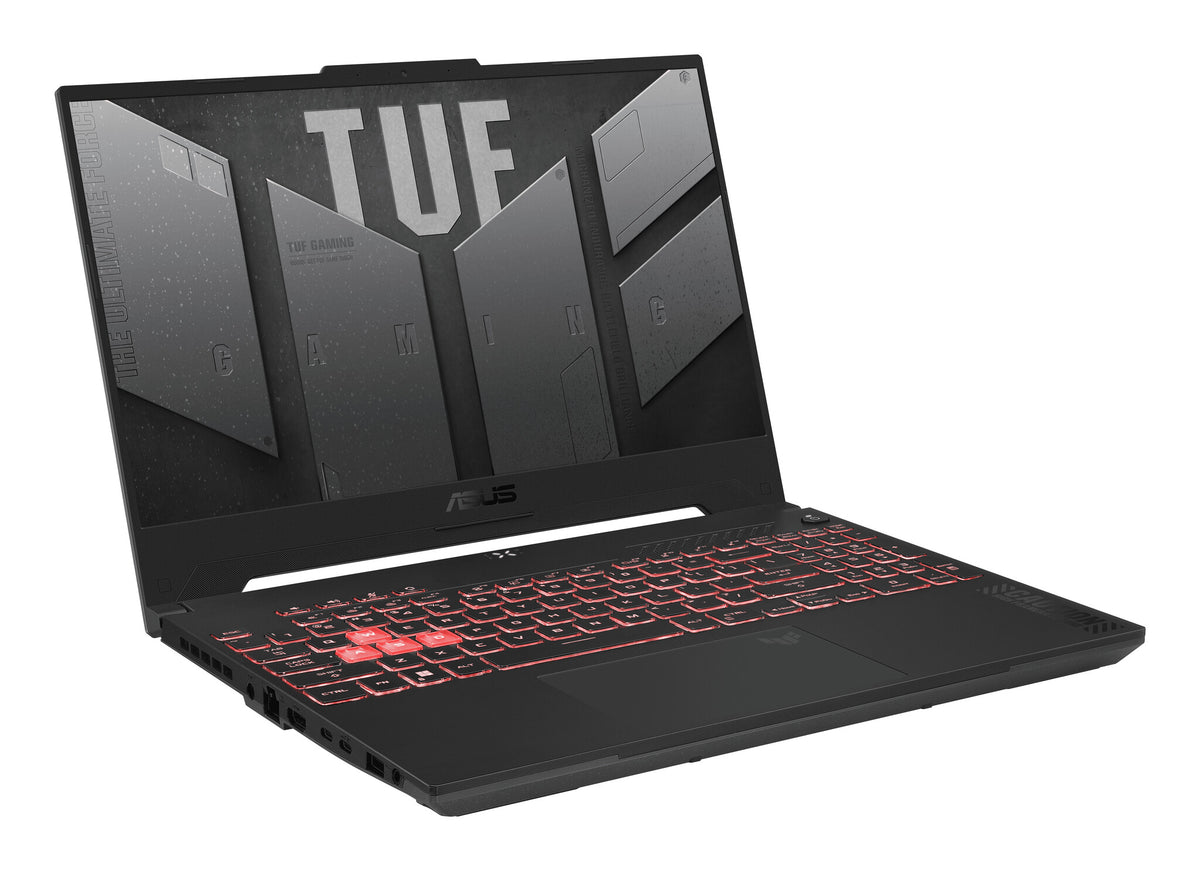 ASUS TUF Gaming A15 Laptop - 39.6 cm (15.6") - AMD Ryzen™ 5 7535HS - 8 GB DDR5-SDRAM - 512 GB SSD - NVIDIA GeForce RTX 4050 - Wi-Fi 6 - Windows 11 Home - Black / Grey