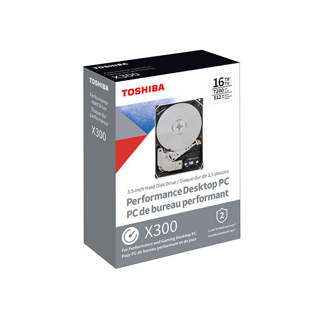 Toshiba X300 - 7200 RPM Serial ATA III 3.5" HDD - 18 TB