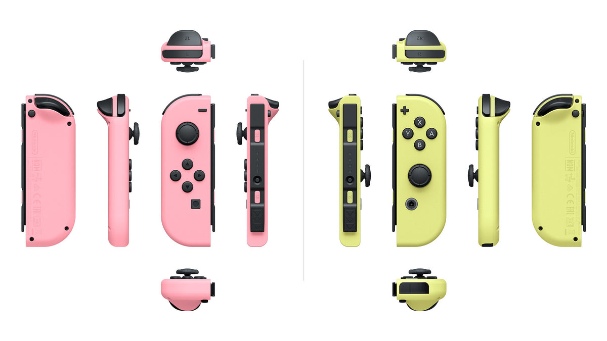 Nintendo Joy-Con - Bluetooth Gamepad in Pastel Pink &amp; Pastel Yellow