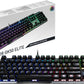 MSI VIGOR GK50 Elite - USB Wired RGB Mechanical Gaming Keyboard in Black (QWERTY UK)