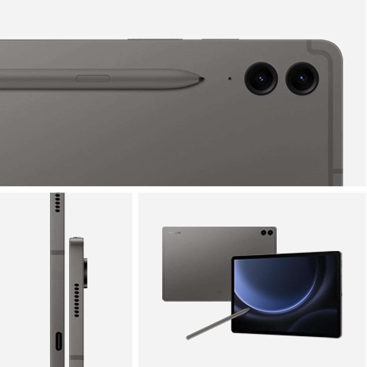 Samsung Galaxy Tab S9 FE+ -31.5 cm (12.4&quot;) - Samsung Exynos - 256 GB - 12 GB Wi-Fi 6 - Android 13 - Grey