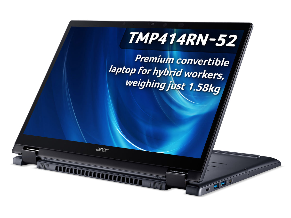 Acer TravelMate Spin P4 Hybrid (2-in-1) - 35.6 cm (14&quot;) - Touchscreen - Intel® Core™ i5-1240P - 8 GB DDR4-SDRAM - 512 GB SSD - Wi-Fi 6E - Windows 11 Pro - Blue