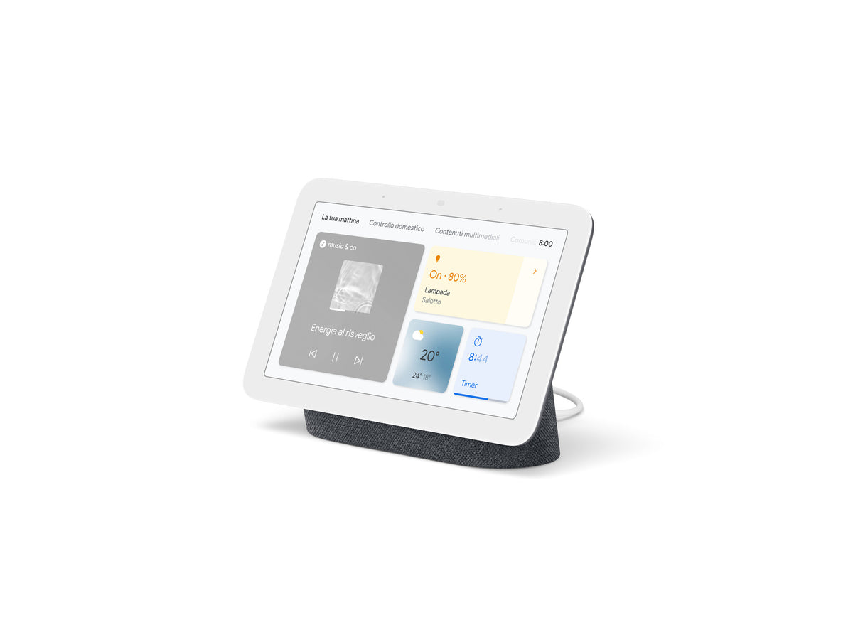 Google Nest Hub (Gen 2) Smart Display with Google Assistant in Charcoal