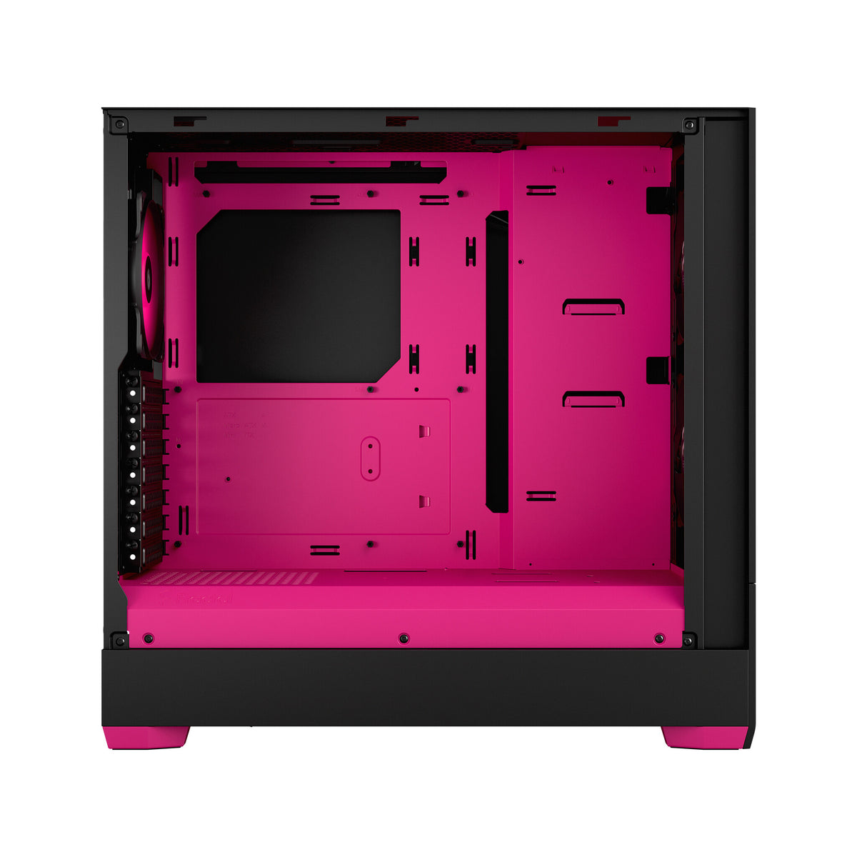 Fractal Design Pop Air - ATX Mid Tower Case in Black / Magenta