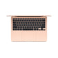 Apple MacBook Air Laptop - 33.8 cm (13.3") - Apple M1 - 8 GB RAM - 256 GB SSD - Wi-Fi 6 - macOS Big Sur - Gold