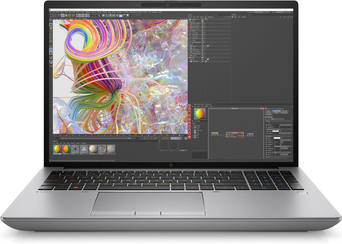HP ZBook Fury 16 G9 i7-12800HX Mobile workstation 40.6 cm (16&quot;) WUXGA Intel Core i7 16 GB DDR5-SDRAM 512 GB SSD NVIDIA RTX A1000 Wi-Fi 6E (8