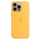 Apple MWNP3ZM/A - Silicone Case with MagSafe for iPhone 15 Pro Max in Sunshine