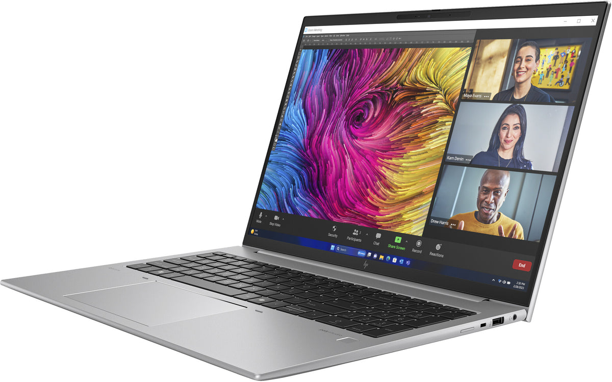 HP ZBook Firefly 16 G11 Laptop - 40.6 cm (16") - Intel Core Ultra 7 155H - 16 GB DDR5-SDRAM - 512 GB SSD - NVIDIA RTX A500 - Wi-Fi 6E - Windows 11 Pro - Silver