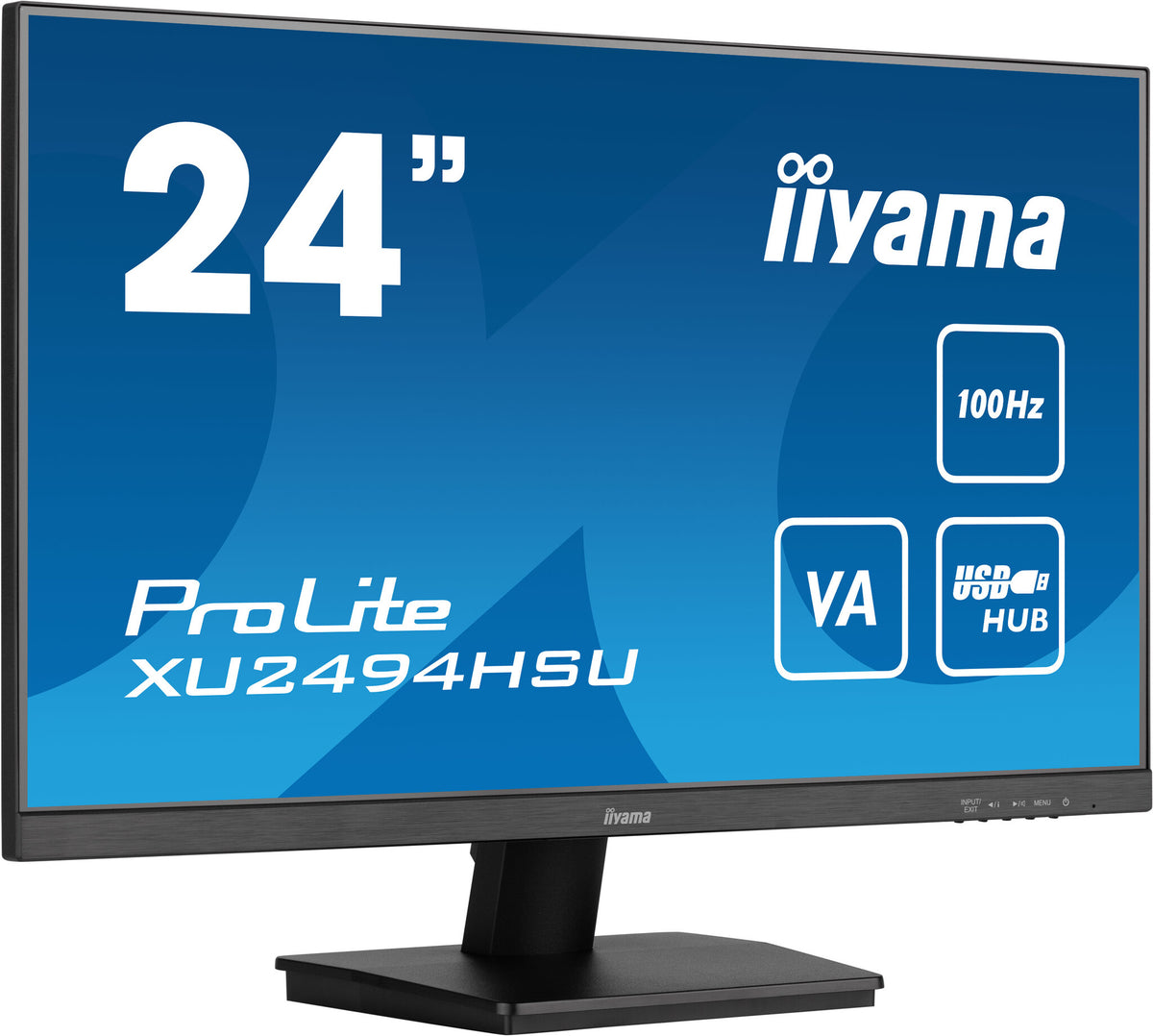 iiyama ProLite XU2494HSU-B6 - 60.5 cm (23.8") - 1920 x 1080 pixels FHD LED Monitor