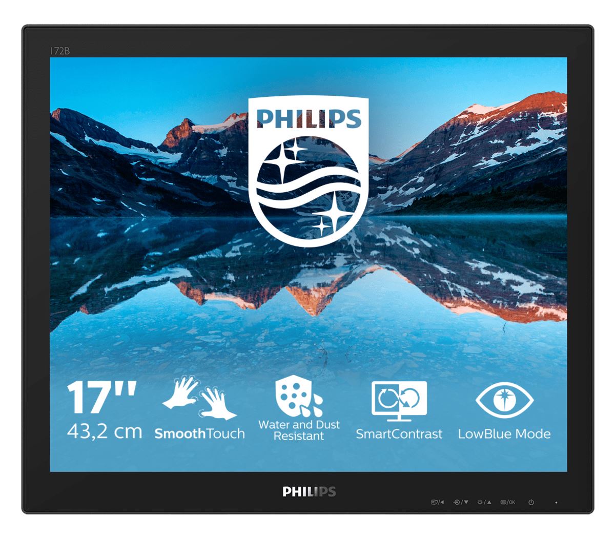 Philips 172B9TN/00 Computer Monitor 43.2 cm (17&quot;) 1280 x 1024 pixels HD LCD Touchscreen Tabletop Black