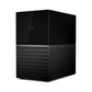 Western Digital My Book Duo - External Hard Drive in Black - 28 TB