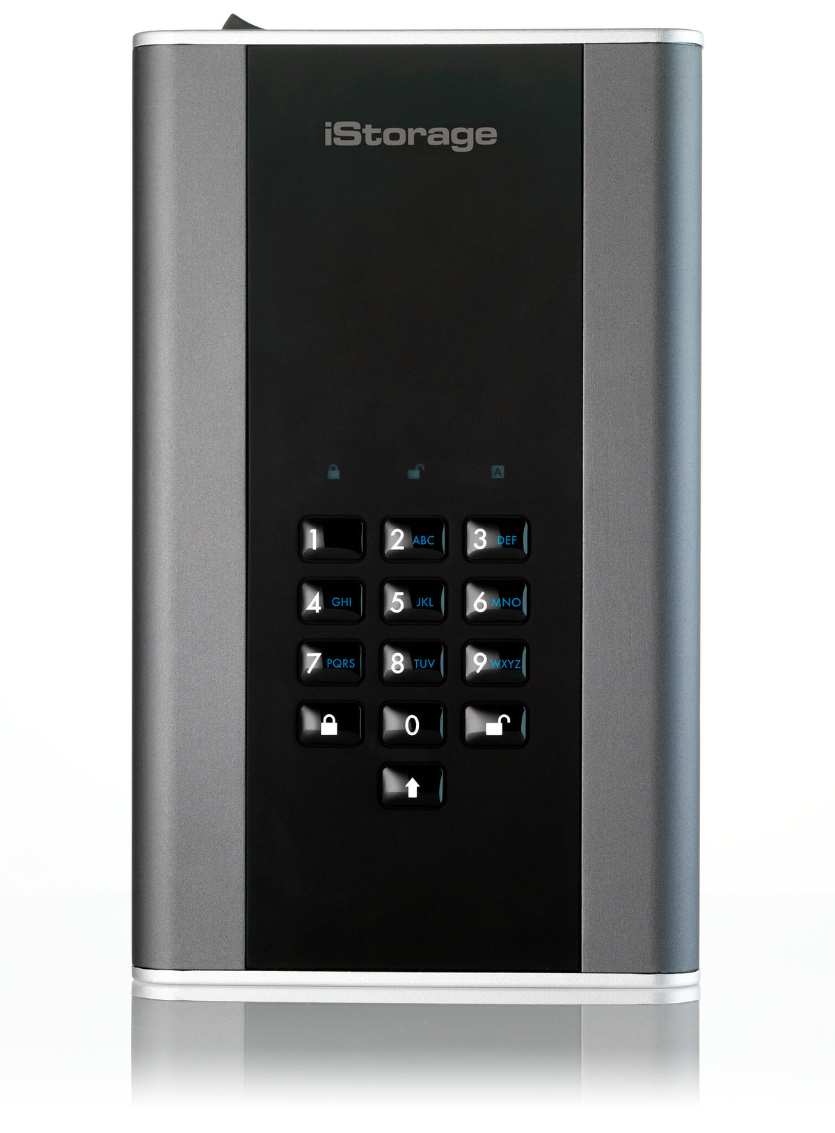 iStorage diskAshur DT2 - Secure Encrypted Desktop Hard Drive in Black - Password Protected - 10 TB