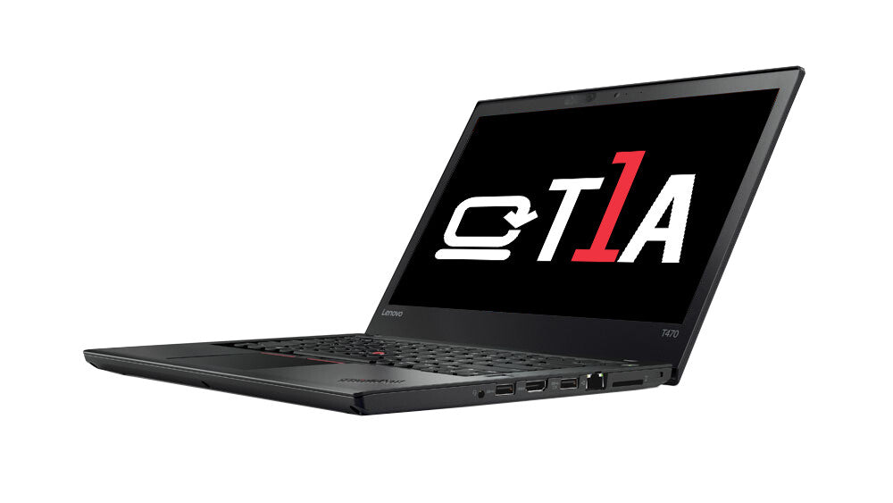 ThinkPad Lenovo T470 Laptop - 35.6 cm (14&quot;) - Intel® Core™ i5-6200U - 8 GB DDR4-SDRAM - 256 GB SSD - Wi-Fi 5 - Windows 10 Pro - Black