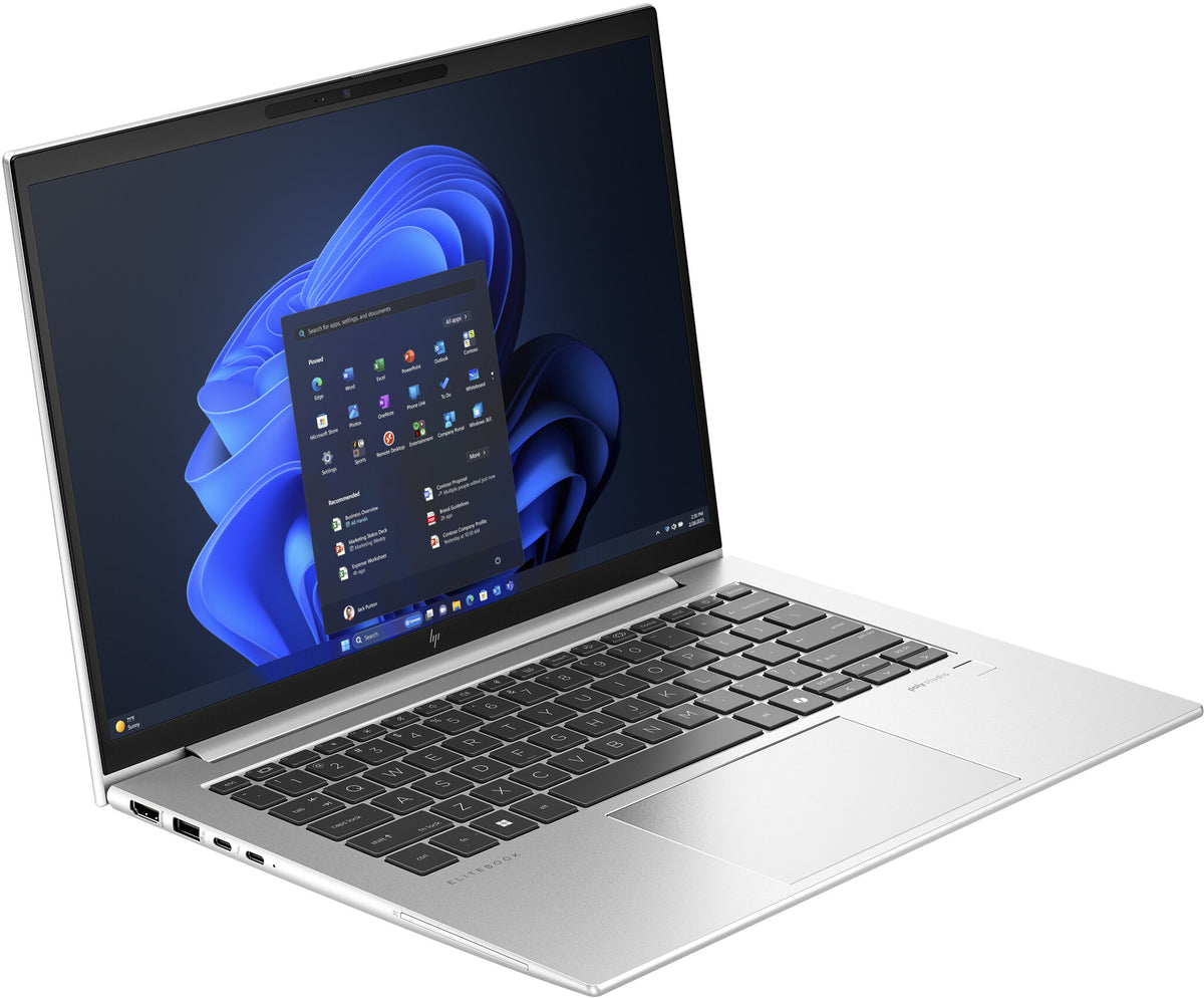 HP EliteBook 840 14 G11 Laptop - 35.6 cm (14") - Intel Core Ultra 5 125U - 16 GB DDR5-SDRAM - 512 GB SSD - Wi-Fi 6E - Windows 11 Pro - Silver
