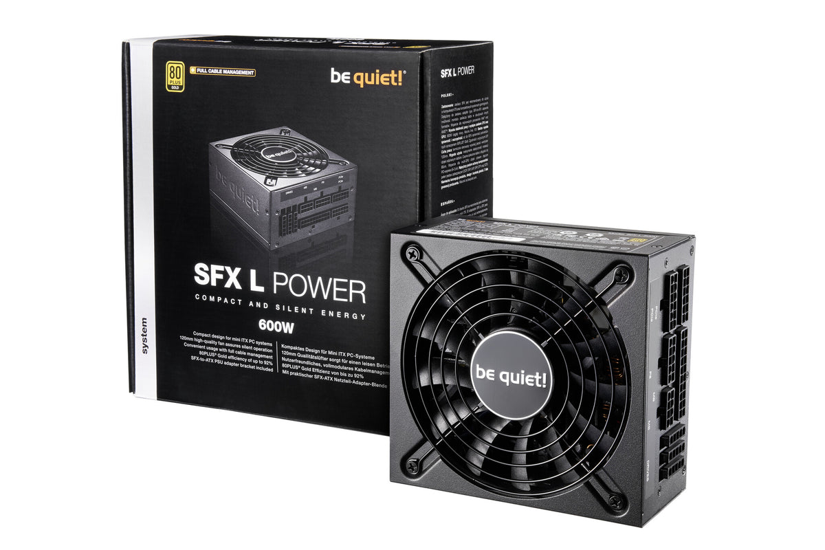 be quiet! SFX L Power - 600W 80+ Gold Fully Modular Power Supply Unit