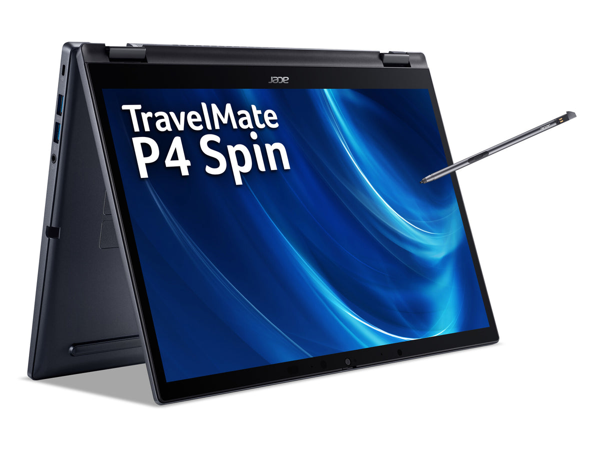 Acer TravelMate Spin P4 Hybrid (2-in-1) - 35.6 cm (14&quot;) - Touchscreen - Intel® Core™ i5-1240P - 8 GB DDR4-SDRAM - 512 GB SSD - Wi-Fi 6E - Windows 11 Pro - Blue
